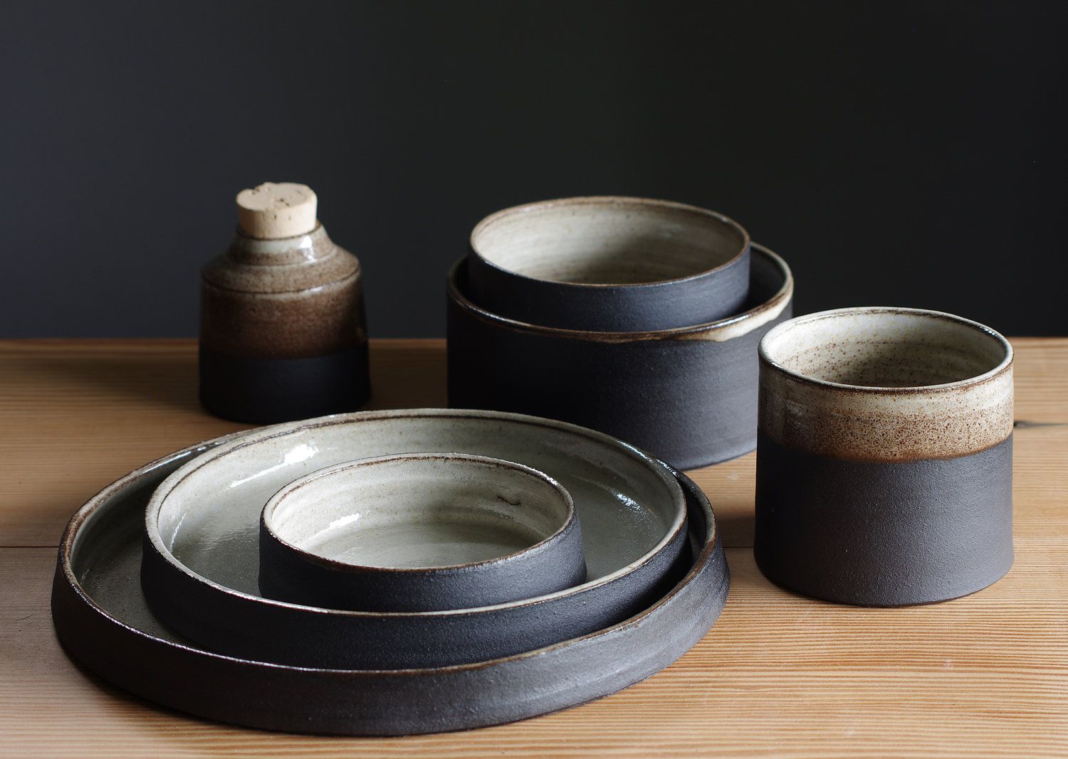 Set of handmade unique household items